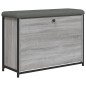 vidaXL Schuhbank mit Klappe Grau Sonoma 82x32x56 cm vidaXL Schuhbank mit Klappe Grau Sonoma 82x32x56 cm