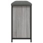vidaXL Schuhbank mit Klappe Grau Sonoma 82x32x56 cm vidaXL Schuhbank mit Klappe Grau Sonoma 82x32x56 cm