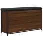 vidaXL Schuhbank mit Klappe Braun Eichen-Optik 102x32x56 cm vidaXL Schuhbank mit Klappe Braun Eichen-Optik 102x32x56 cm