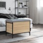 vidaXL Sitzbank mit Stauraum Sonoma-Eiche 62x42x45 cm Holzwerkstoff vidaXL Sitzbank mit Stauraum Sonoma-Eiche 62x42x45 cm Holzwerkstoff