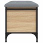 vidaXL Sitzbank mit Stauraum Sonoma-Eiche 62x42x45 cm Holzwerkstoff vidaXL Sitzbank mit Stauraum Sonoma-Eiche 62x42x45 cm Holzwerkstoff