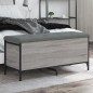 vidaXL Sitzbank mit Stauraum Grau Sonoma 102x42x45 cm Holzwerkstoff vidaXL Sitzbank mit Stauraum Grau Sonoma 102x42x45 cm Holzwerkstoff