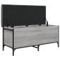 vidaXL Sitzbank mit Stauraum Grau Sonoma 102x42x45 cm Holzwerkstoff vidaXL Sitzbank mit Stauraum Grau Sonoma 102x42x45 cm Holzwerkstoff