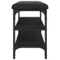 vidaXL Schuhbank Schwarz 62x32x47 cm Holzwerkstoff vidaXL Schuhbank Schwarz 62x32x47 cm Holzwerkstoff