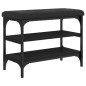 vidaXL Schuhbank Schwarz 62x32x47 cm Holzwerkstoff vidaXL Schuhbank Schwarz 62x32x47 cm Holzwerkstoff
