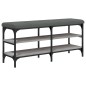 vidaXL Schuhbank Grau Sonoma 102x32x47 cm Holzwerkstoff vidaXL Schuhbank Grau Sonoma 102x32x47 cm Holzwerkstoff
