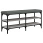 vidaXL Schuhbank Grau Sonoma 102x32x47 cm Holzwerkstoff vidaXL Schuhbank Grau Sonoma 102x32x47 cm Holzwerkstoff
