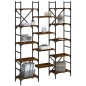 vidaXL Bücherregal Räuchereiche 127,5x28,5x172,5 cm Holzwerkstoff vidaXL Bücherregal Räuchereiche 127,5x28,5x172,5 cm Holzwerkstoff