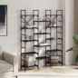 vidaXL Bücherregal Braun Eichen-Optik 127,5x28,5x172,5cm Holzwerkstoff vidaXL Bücherregal Braun Eichen-Optik 127,5x28,5x172,5cm Holzwerkstoff