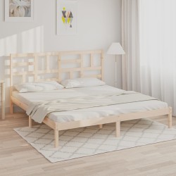 vidaXL Massivholzbett 180x200 cm