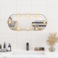 vidaXL Wandspiegel mit LED-Leuchten 30x70 cm Glas Oval vidaXL Wandspiegel mit LED-Leuchten 30x70 cm Glas Oval