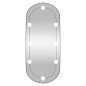 vidaXL Wandspiegel mit LED-Leuchten 30x70 cm Glas Oval vidaXL Wandspiegel mit LED-Leuchten 30x70 cm Glas Oval