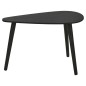 Home&Styling 2-tlg. Beistelltisch-Set Tropfenform Schwarz Home&Styling 2-tlg. Beistelltisch-Set Tropfenform Schwarz