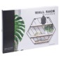Home&Styling Wandregal mit 3 Ablagen Natur und Schwarz Home&Styling Wandregal mit 3 Ablagen Natur und Schwarz