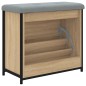 vidaXL Schuhbank mit Klappe Sonoma-Eiche 62x32x56 cm vidaXL Schuhbank mit Klappe Sonoma-Eiche 62x32x56 cm