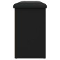 vidaXL Schuhbank Schwarz 102x32x50 cm Holzwerkstoff vidaXL Schuhbank Schwarz 102x32x50 cm Holzwerkstoff