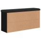 vidaXL Schuhbank Schwarz 102x32x50 cm Holzwerkstoff vidaXL Schuhbank Schwarz 102x32x50 cm Holzwerkstoff