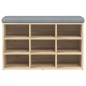 vidaXL Schuhbank Sonoma-Eiche 82x32x50 cm Holzwerkstoff