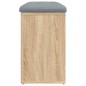 vidaXL Schuhbank Sonoma-Eiche 82x32x50 cm Holzwerkstoff