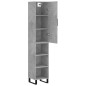 vidaXL Highboard Betongrau 34,5x34x180 cm Holzwerkstoff vidaXL Highboard Betongrau 34,5x34x180 cm Holzwerkstoff