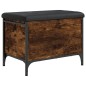 vidaXL Sitzbank mit Stauraum Räuchereiche 62x42x45 cm Holzwerkstoff vidaXL Sitzbank mit Stauraum Räuchereiche 62x42x45 cm Holzwerkstoff