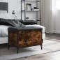 vidaXL Sitzbank mit Stauraum Räuchereiche 62x42x45 cm Holzwerkstoff vidaXL Sitzbank mit Stauraum Räuchereiche 62x42x45 cm Holzwerkstoff