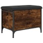 vidaXL Sitzbank mit Stauraum Räuchereiche 62x42x45 cm Holzwerkstoff vidaXL Sitzbank mit Stauraum Räuchereiche 62x42x45 cm Holzwerkstoff