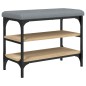 vidaXL Schuhbank Sonoma-Eiche 62x32x47 cm Holzwerkstoff vidaXL Schuhbank Sonoma-Eiche 62x32x47 cm Holzwerkstoff