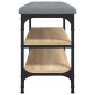 vidaXL Schuhbank Sonoma-Eiche 62x32x47 cm Holzwerkstoff vidaXL Schuhbank Sonoma-Eiche 62x32x47 cm Holzwerkstoff