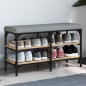 vidaXL Schuhbank Sonoma-Eiche 82x32x47 cm Holzwerkstoff vidaXL Schuhbank Sonoma-Eiche 82x32x47 cm Holzwerkstoff