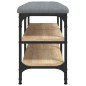 vidaXL Schuhbank Sonoma-Eiche 82x32x47 cm Holzwerkstoff vidaXL Schuhbank Sonoma-Eiche 82x32x47 cm Holzwerkstoff