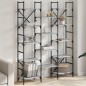 vidaXL Bücherregal Grau Sonoma 127,5x28,5x172,5 cm Holzwerkstoff vidaXL Bücherregal Grau Sonoma 127,5x28,5x172,5 cm Holzwerkstoff