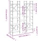 vidaXL Bücherregal Grau Sonoma 127,5x28,5x172,5 cm Holzwerkstoff vidaXL Bücherregal Grau Sonoma 127,5x28,5x172,5 cm Holzwerkstoff
