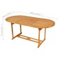 7-tlg. Garten-Essgruppe mit Kissen Massivholz Teak Grau 7-tlg. Garten-Essgruppe mit Kissen Massivholz Teak Grau
