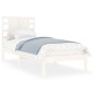 vidaXL Massivholzbett Weiß 75x190 cm vidaXL Massivholzbett Weiß 75x190 cm