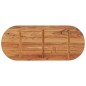 vidaXL Tischplatte 120x50x2,5 cm Oval Massivholz Akazie vidaXL Tischplatte 120x50x2,5 cm Oval Massivholz Akazie