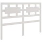 vidaXL Massivholzbett Weiß 135x190 cm vidaXL Massivholzbett Weiß 135x190 cm