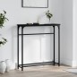 vidaXL Konsolentisch Schwarz 75x19,5x75 cm Holzwerkstoff vidaXL Konsolentisch Schwarz 75x19,5x75 cm Holzwerkstoff