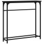 vidaXL Konsolentisch Schwarz 75x19,5x75 cm Holzwerkstoff vidaXL Konsolentisch Schwarz 75x19,5x75 cm Holzwerkstoff