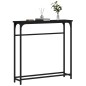 vidaXL Konsolentisch Schwarz 75x19,5x75 cm Holzwerkstoff vidaXL Konsolentisch Schwarz 75x19,5x75 cm Holzwerkstoff