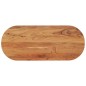 vidaXL Tischplatte 120x50x3,8 cm Oval Massivholz Akazie vidaXL Tischplatte 120x50x3,8 cm Oval Massivholz Akazie
