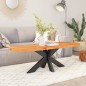 vidaXL Tischplatte 110x50x2,5 cm Oval Massivholz Akazie vidaXL Tischplatte 110x50x2,5 cm Oval Massivholz Akazie