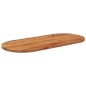 vidaXL Tischplatte 110x50x2,5 cm Oval Massivholz Akazie vidaXL Tischplatte 110x50x2,5 cm Oval Massivholz Akazie