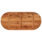 vidaXL Tischplatte 110x50x2,5 cm Oval Massivholz Akazie vidaXL Tischplatte 110x50x2,5 cm Oval Massivholz Akazie
