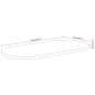 vidaXL Tischplatte 90x40x3,8 cm Oval Massivholz Akazie vidaXL Tischplatte 90x40x3,8 cm Oval Massivholz Akazie