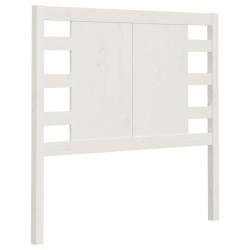 vidaXL Kopfteil Weiß 106x4x100 cm Massivholz Kiefer