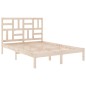 vidaXL Massivholzbett 135x190 cm vidaXL Massivholzbett 135x190 cm