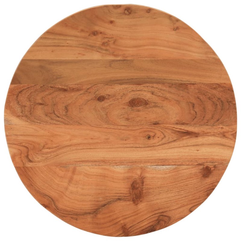 vidaXL Tischplatte Ø60x2,5 cm Rund Massivholz Akazie vidaXL Tischplatte Ø60x2,5 cm Rund Massivholz Akazie