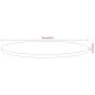 vidaXL Tischplatte Ø70x2,5 cm Rund Massivholz Akazie vidaXL Tischplatte Ø70x2,5 cm Rund Massivholz Akazie