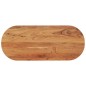 vidaXL Tischplatte 140x60x3,8 cm Oval Massivholz Akazie vidaXL Tischplatte 140x60x3,8 cm Oval Massivholz Akazie